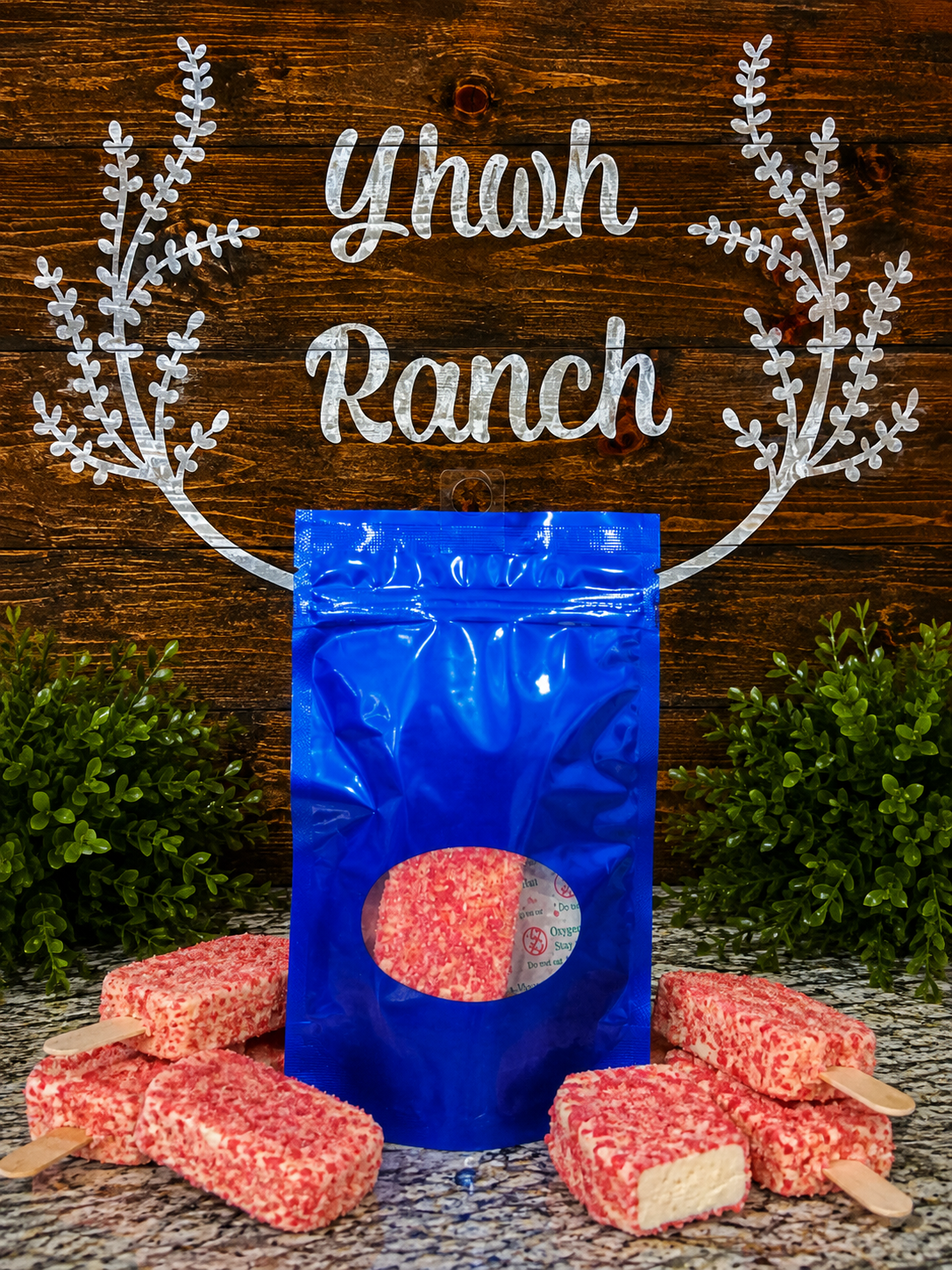 Freeze Dried Strawberry Shortcake Ice Cream Bar